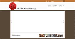 Desktop Screenshot of halkettwoodworking.com