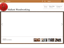 Tablet Screenshot of halkettwoodworking.com